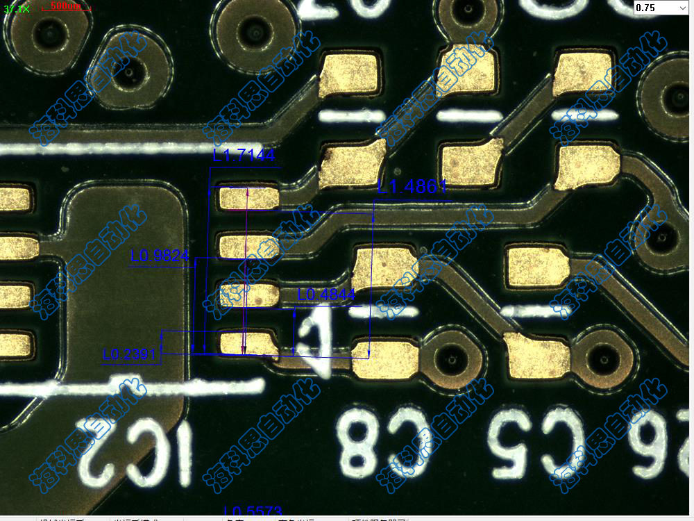 集成电路模块（IC）焊盘测量